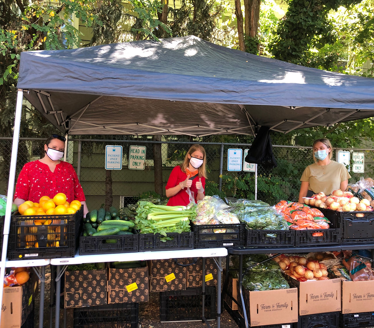 Lift Up Free Food Market at Legacy Good Samaritan Clinic Parking Lot