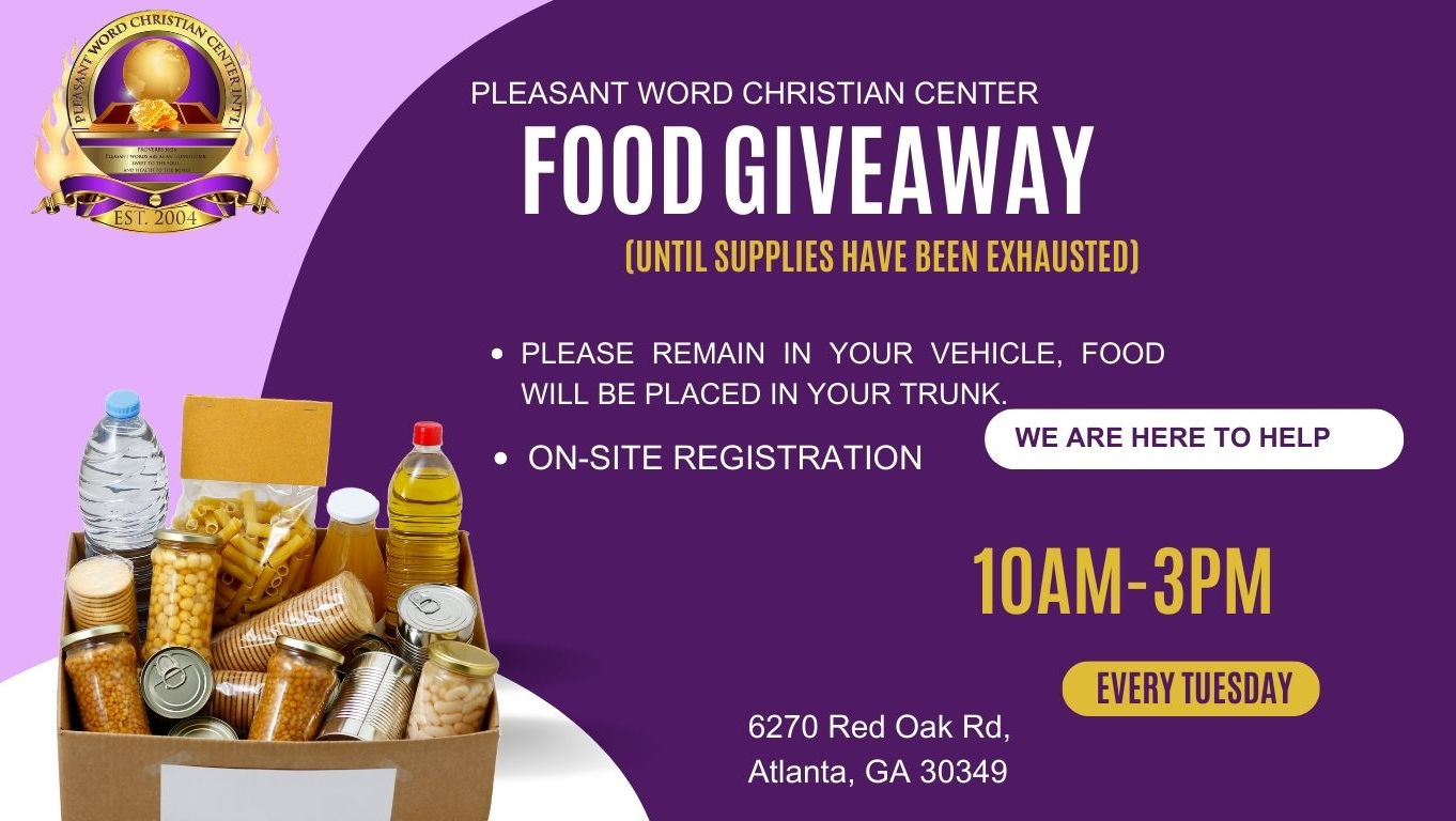 Pleasant Word Christian Center International - PWCCI Cares Food Pantry